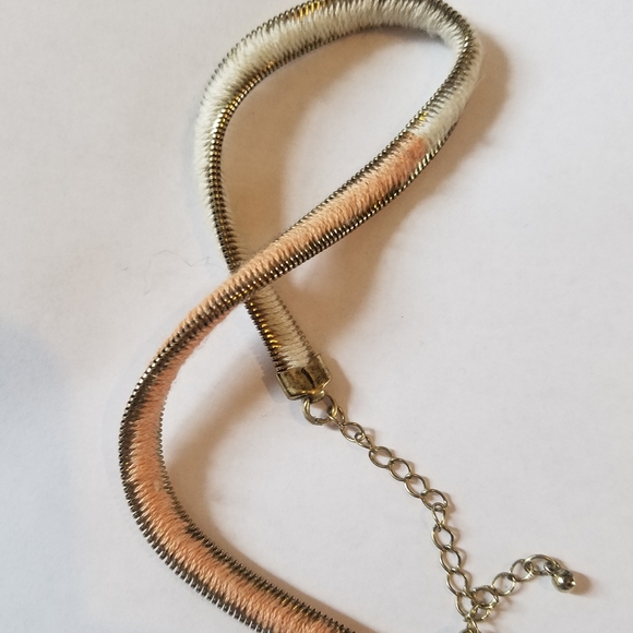 free people peach and white choker - Picture 2 of 2